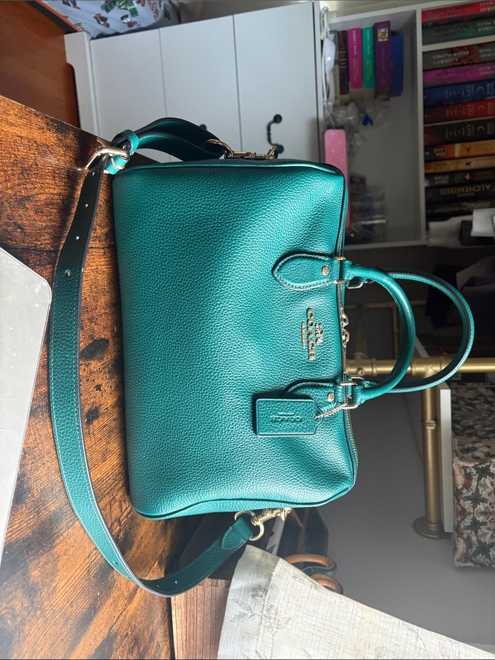 COACH Rowan Emerald Green Large - Picture 15 of 15